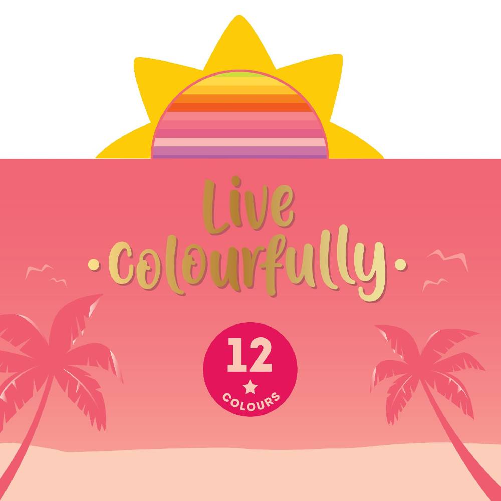 Legami Set di 12 Matite Colorate - Live Colorfully Nuovo