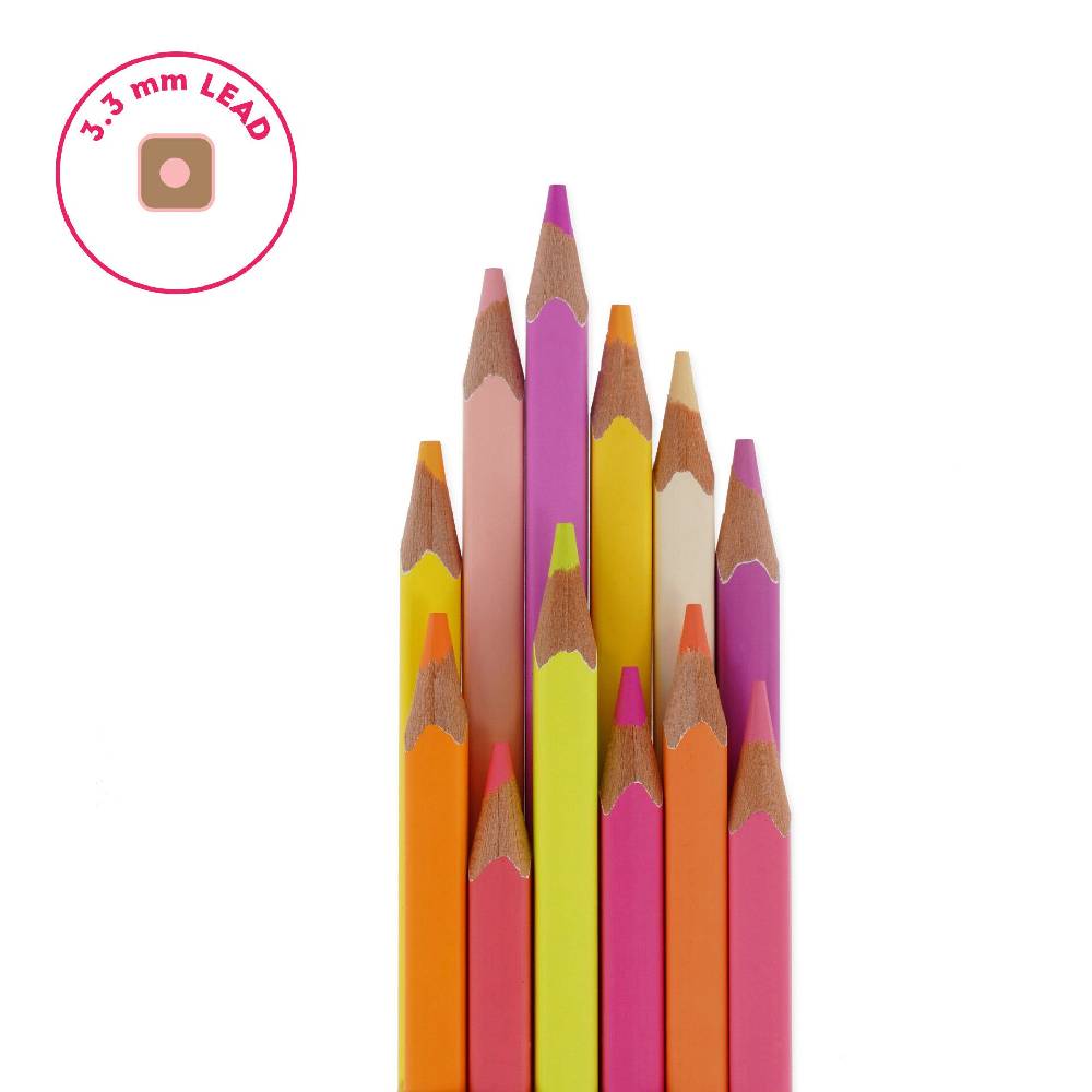 Legami Set di 12 Matite Colorate - Live Colorfully Nuovo