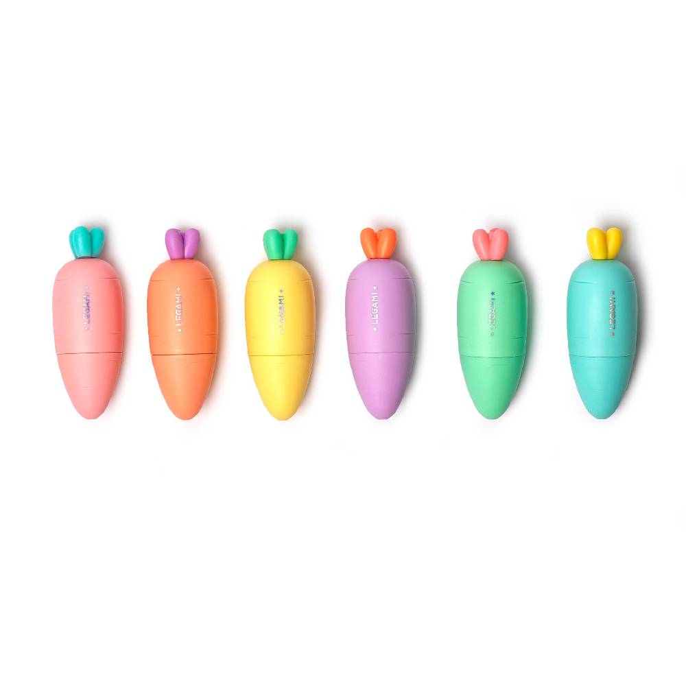 Legami Set di 6 Mini Evidenziatori - Carrate Team