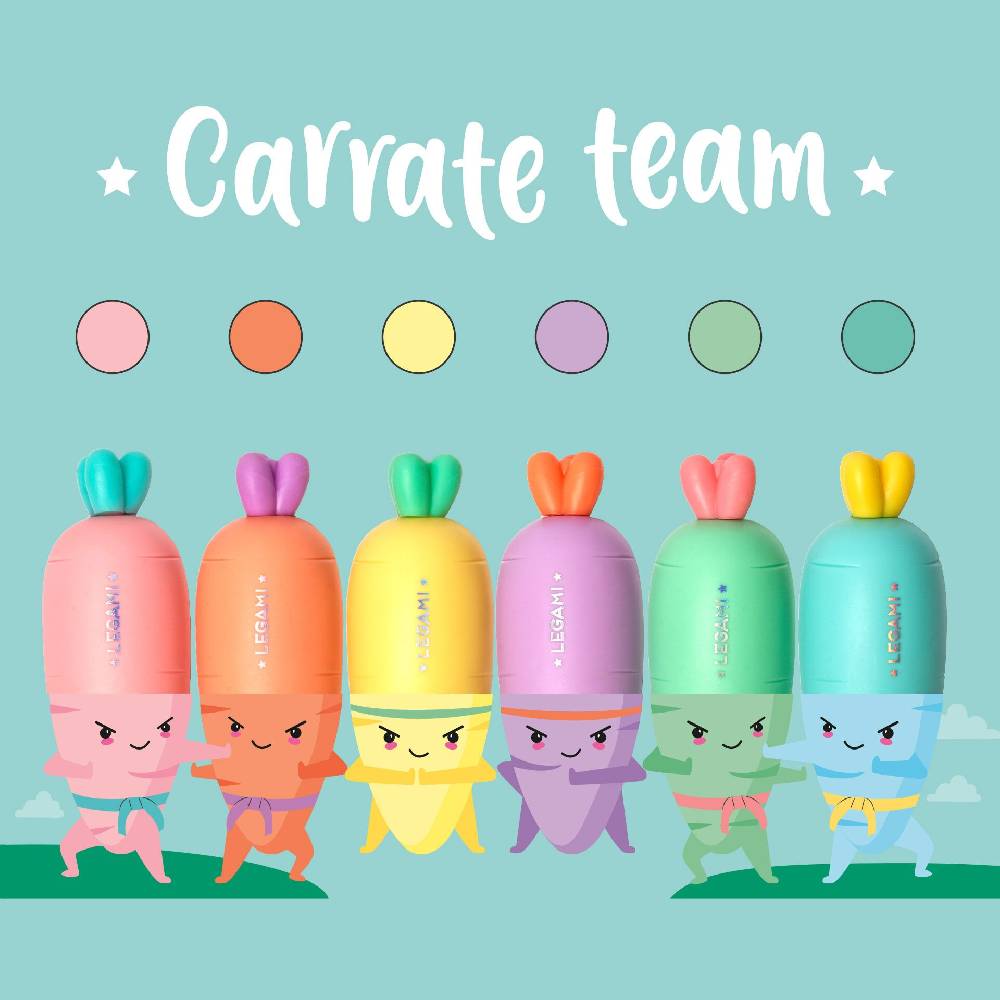 Legami Set di 6 Mini Evidenziatori - Carrate Team Affare Del Giorno