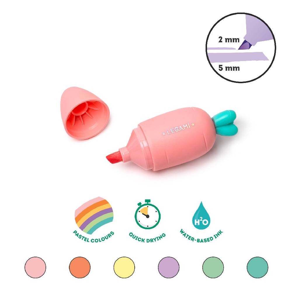 Legami Set di 6 Mini Evidenziatori - Carrate Team Affare Del Giorno