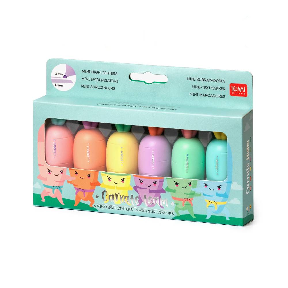 Legami Set di 6 Mini Evidenziatori - Carrate Team Affare Del Giorno