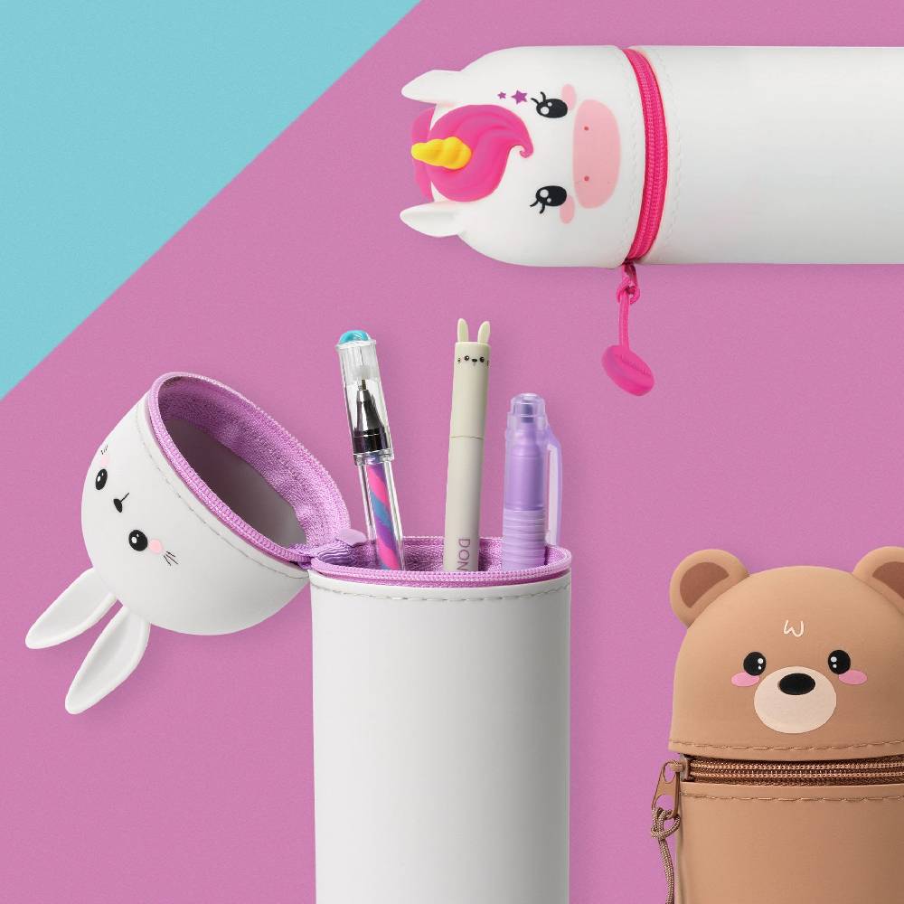 Legami Astuccio 2 in 1 in Morbido Silicone - Kawaii Presa