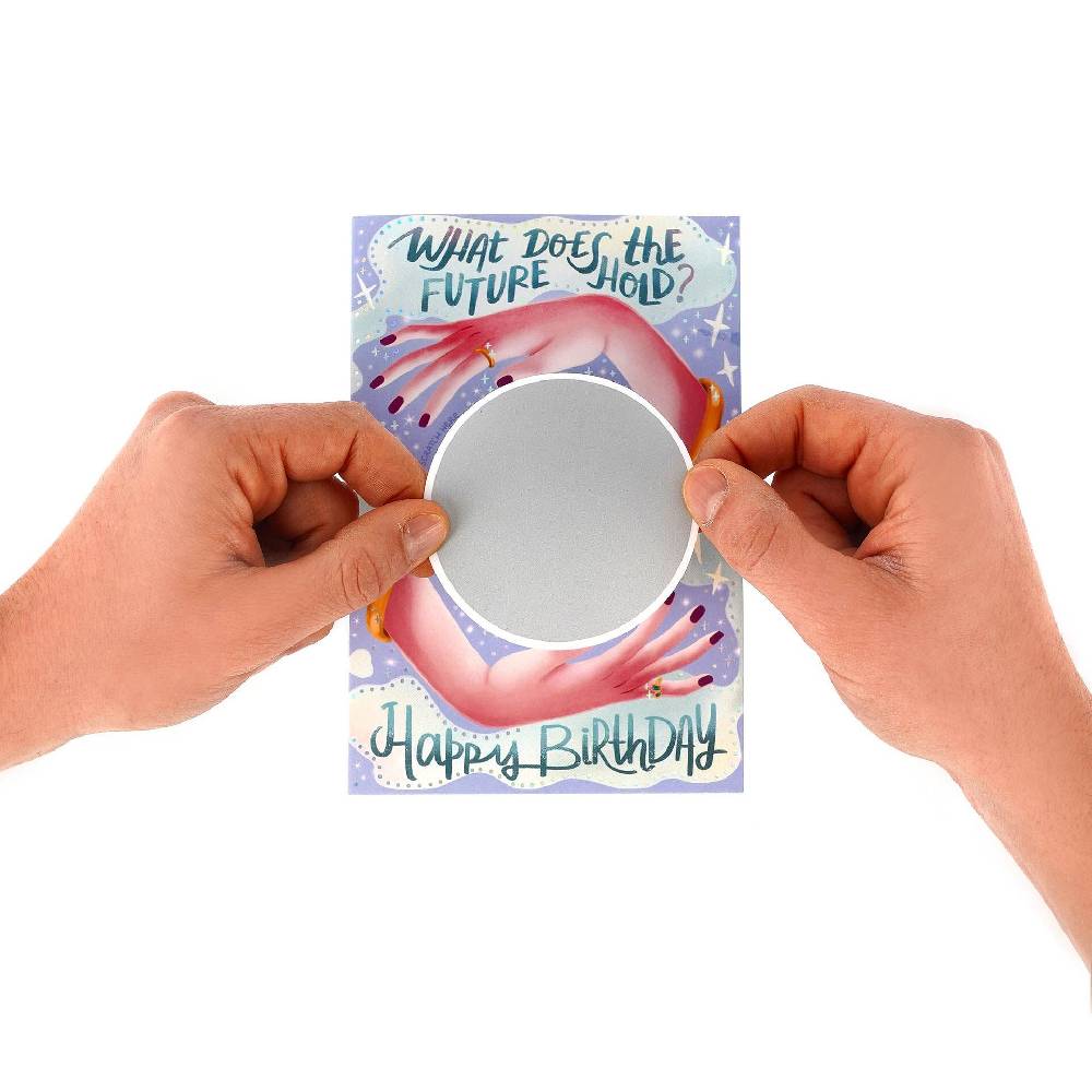 Legami Biglietto di Auguri Gratta e Scopri - Crystal Ball Solo un giorno rimasto