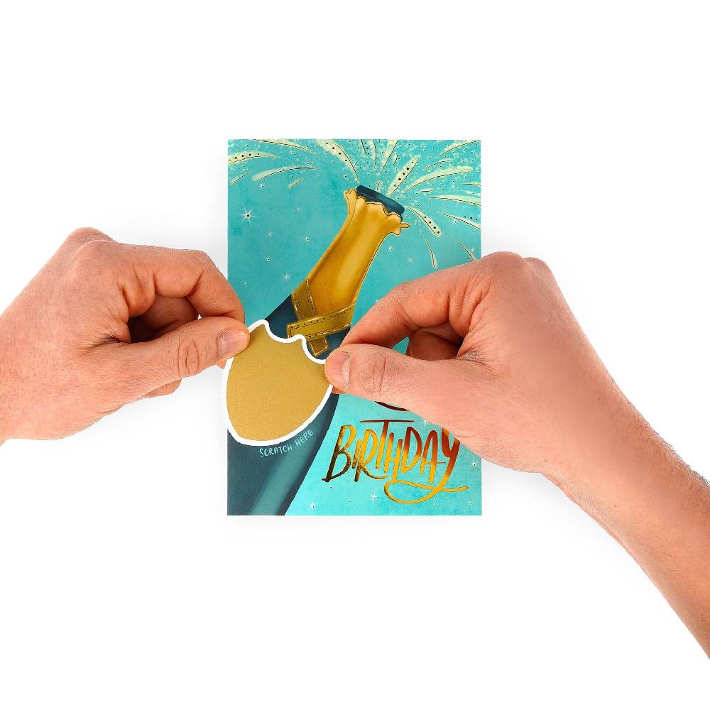 Legami Biglietto di Auguri Gratta e Scopri - Bottle Italia