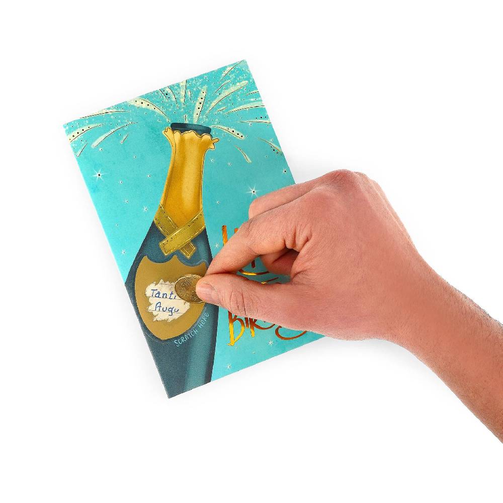 Legami Biglietto di Auguri Gratta e Scopri - Bottle Italia