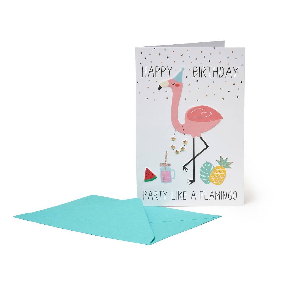 Legami Biglietto di Auguri di Compleanno - Flamingo Spedizione Gratuita