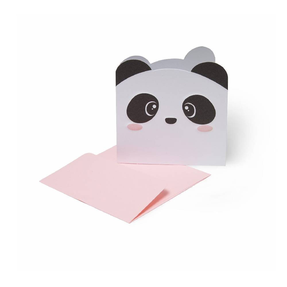 Legami Mini Biglietto d'Auguri - Panda Moda