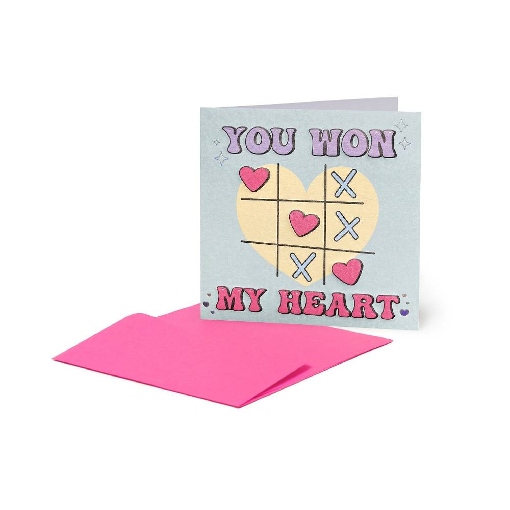 Legami Biglietto di Amore e Amicizia - Tic-Tac- Toe Ritorno libero