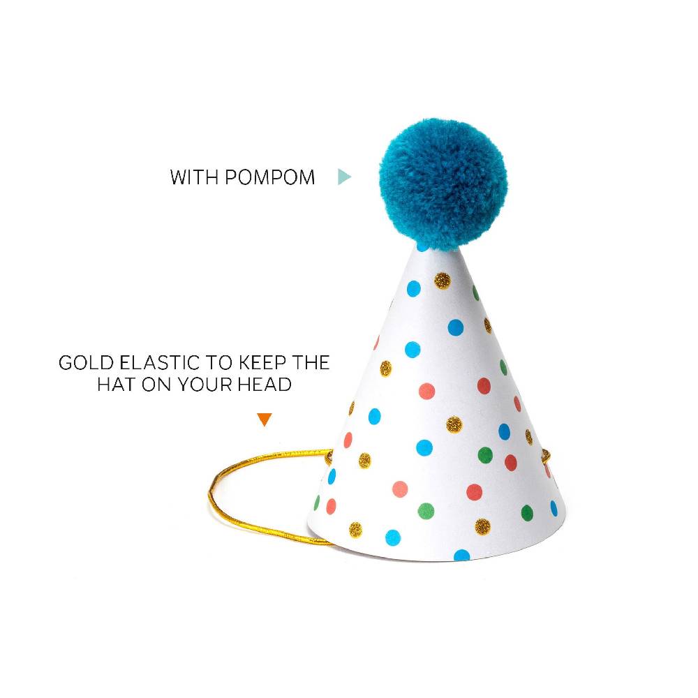 Legami Set di 8 Cappellini da Festa - The Party Is On Sconti VIP