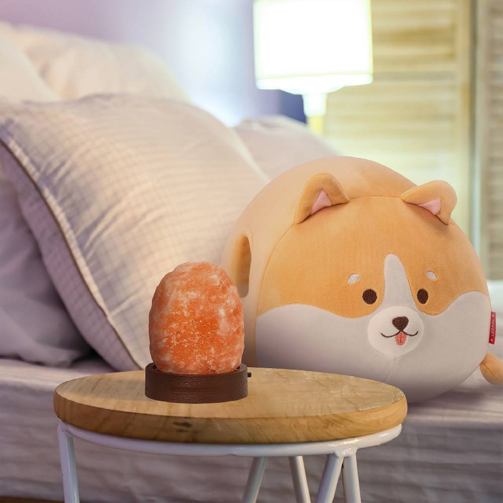 Legami Set Cuscino Corgi e Himalayan Salt Lamp