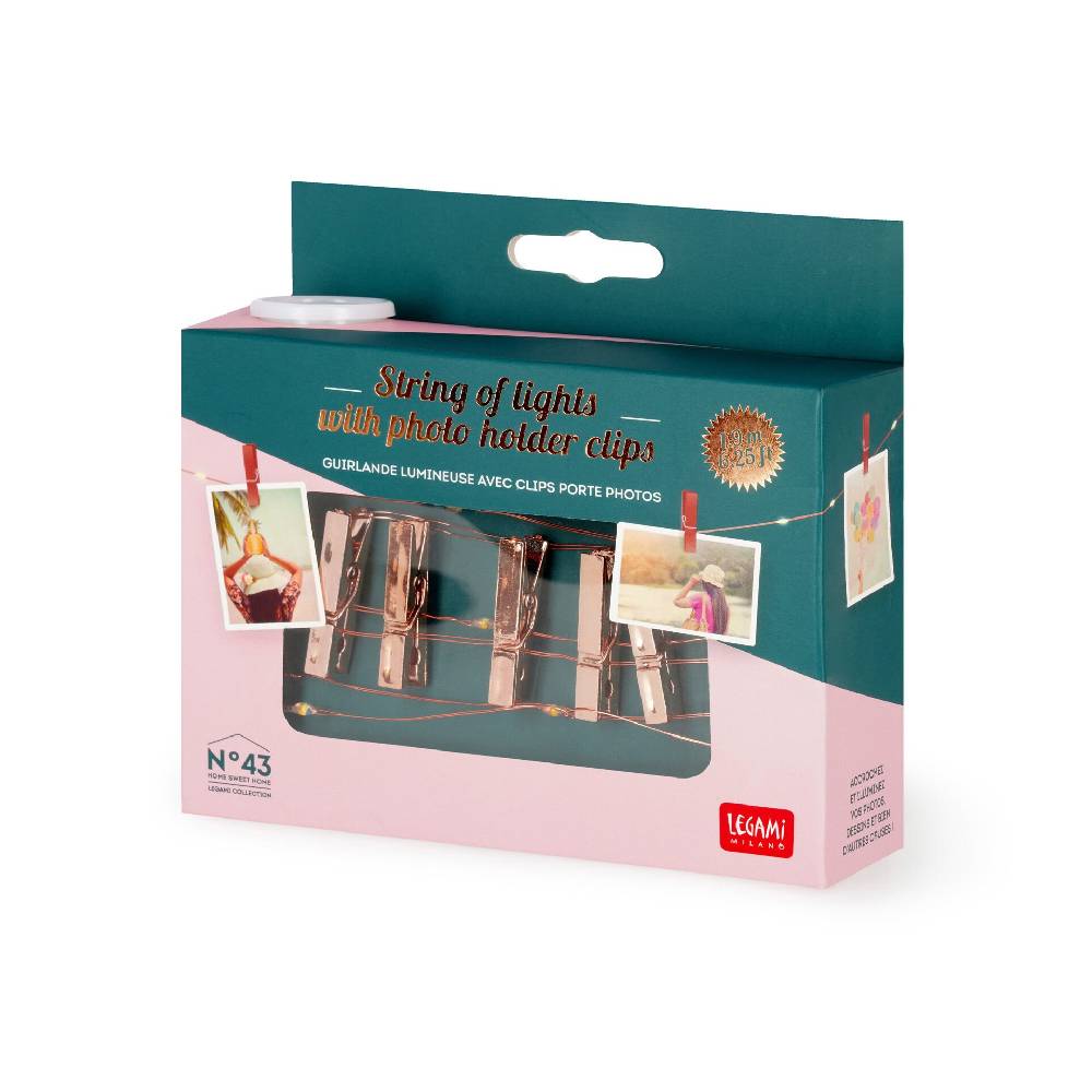 Legami Filo di Luci Decorative con Clip Portafoto Qualità