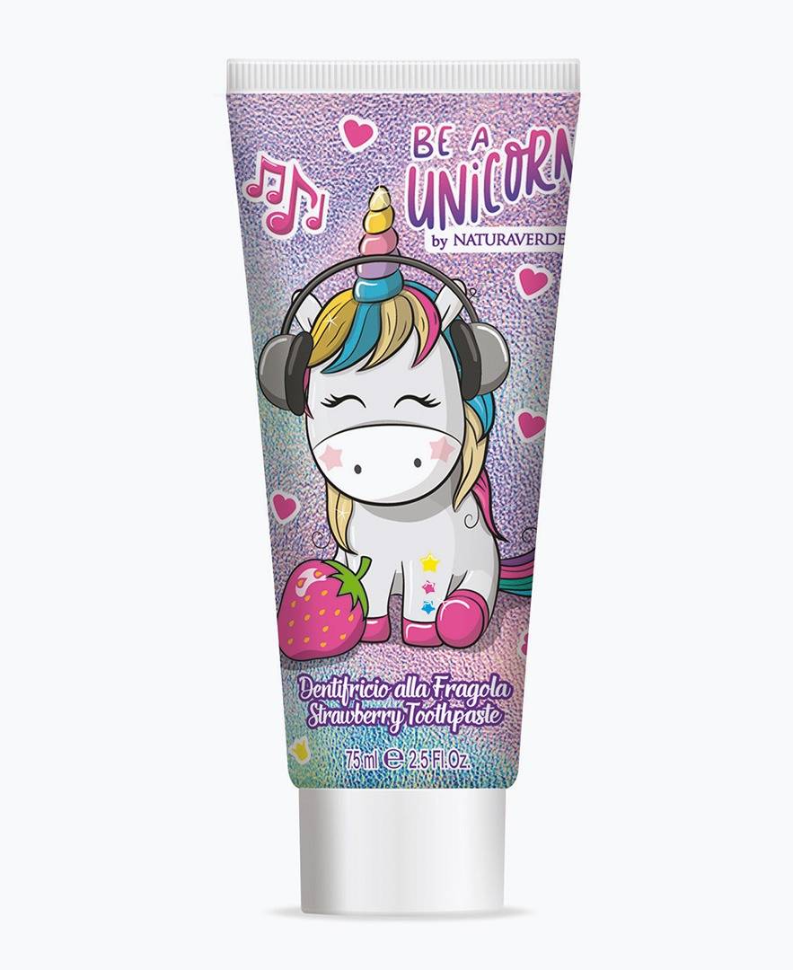 Naturaverde BE A UNICORN DENTIFRICIO ALLA FRAGOLA 75ML Vendita Calda