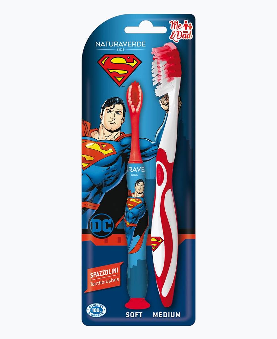 Naturaverde SUPERMAN SET SPAZZOLINI MINI-ME Saldi