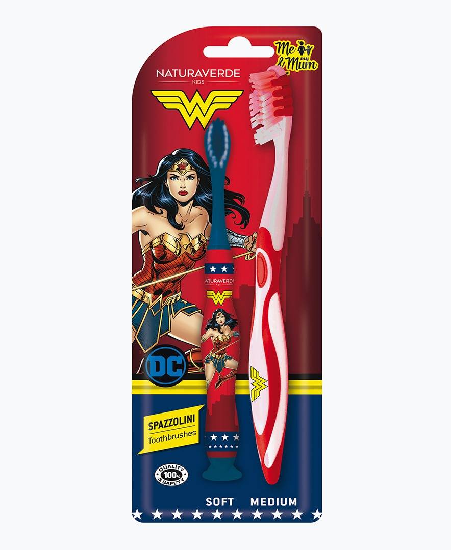 Naturaverde WONDER WOMAN SET SPAZZOLINI “IO E LA MIA MAMMA”