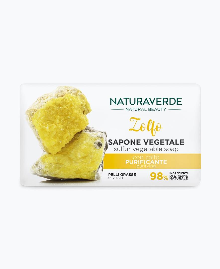 Naturaverde SAPONE SOLIDO ZOLFO Qualità Garantita