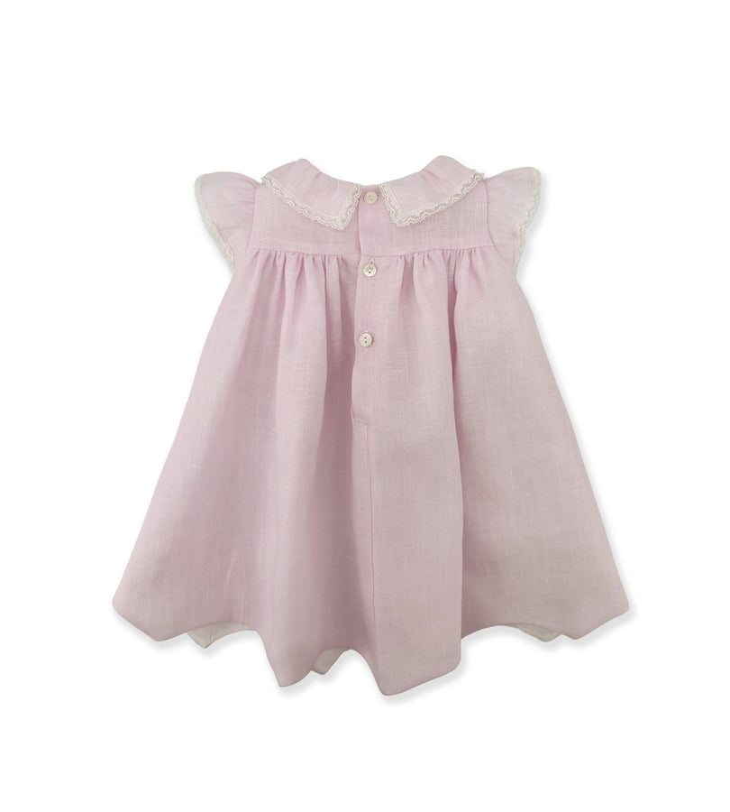﻿La Stupenderia PINK LINEN DRESS Saldi