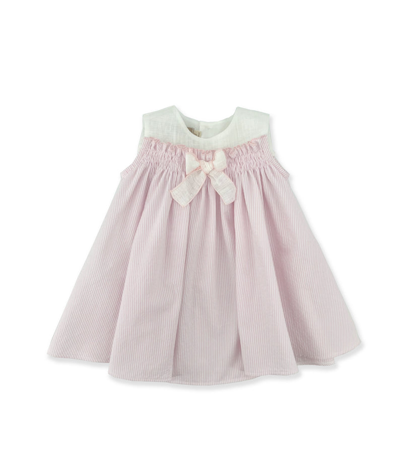 La Stupenderia WHITE AND PINK STRIPED DRESS Hotsell
