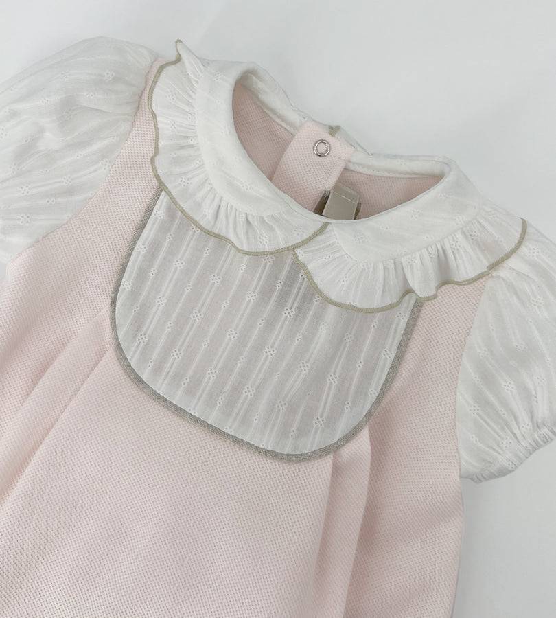 La Stupenderia PINK AND WHITE ROMPER 2025