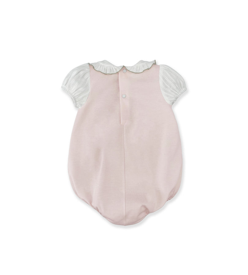 La Stupenderia PINK AND WHITE ROMPER 2025