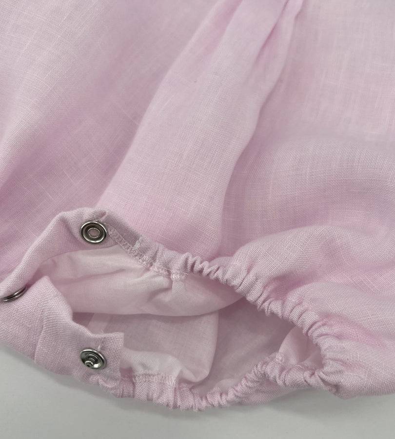 La Stupenderia PINK LINEN ROMPER In Linea