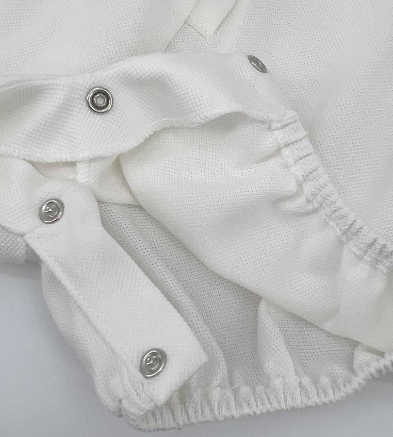 La Stupenderia WHITE AND PINK ROMPER Spedizione Gratuita