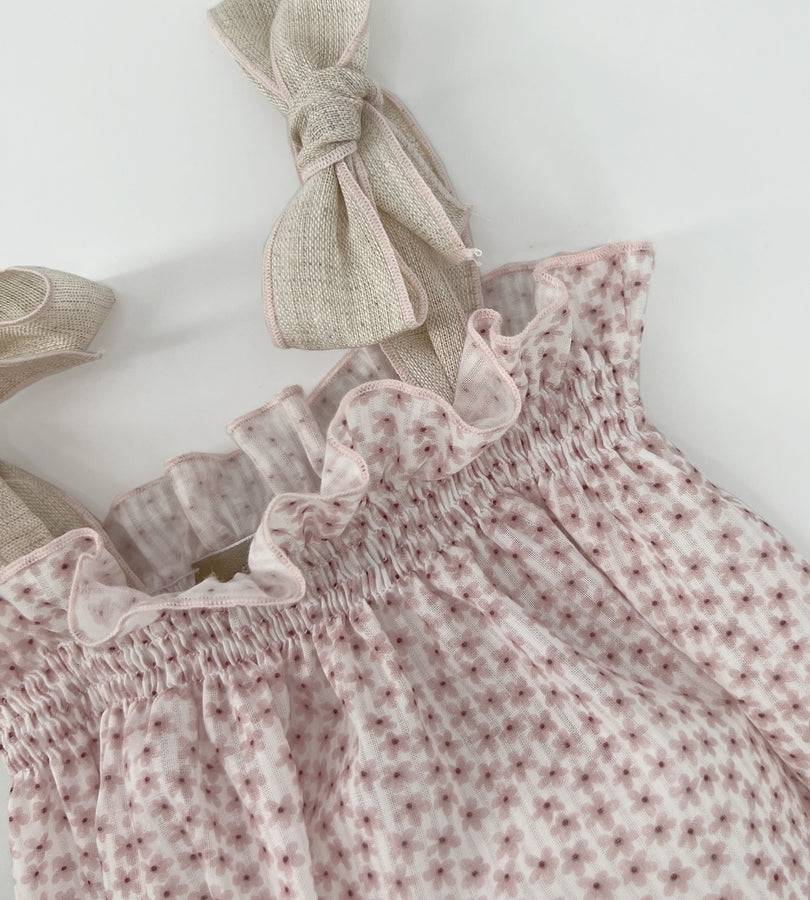 La Stupenderia PINK FLOWER ROMPER Qualità Garantita