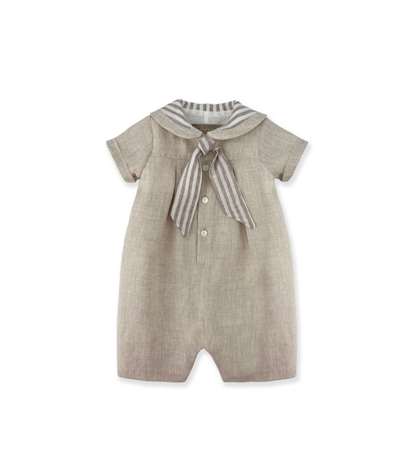 La Stupenderia PAGLIACCETO MARINARETTO BEIGE Sottocosto