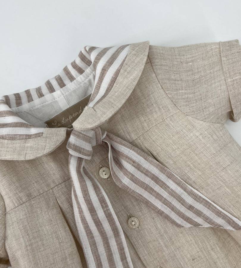 La Stupenderia PAGLIACCETO MARINARETTO BEIGE Sottocosto