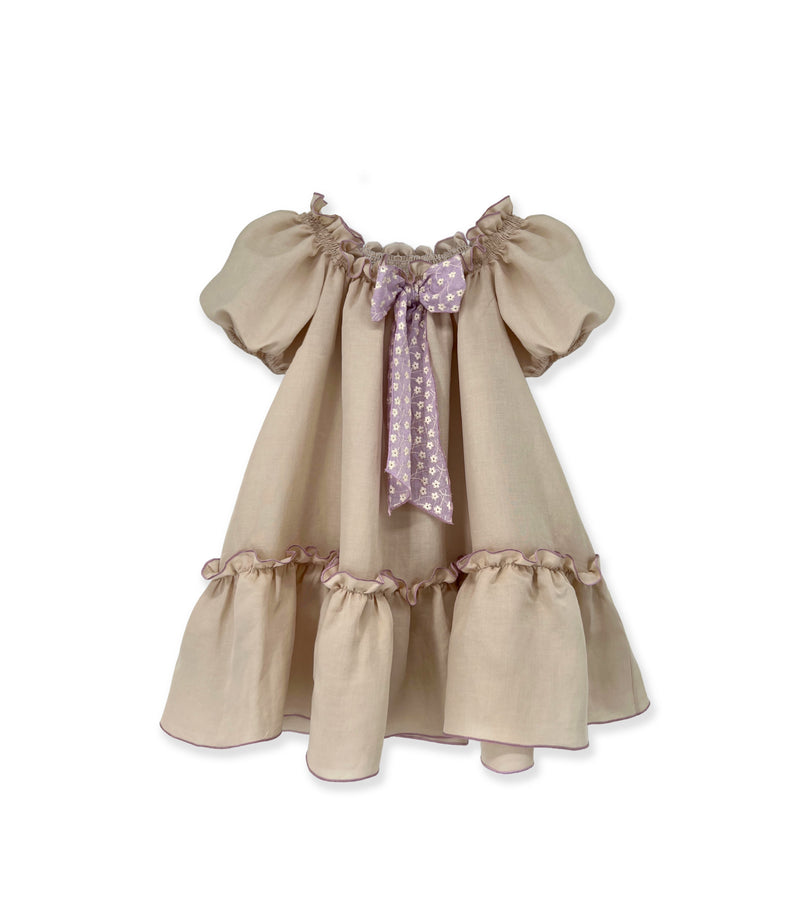 La Stupenderia BEIGE LINEN DRESS Italia