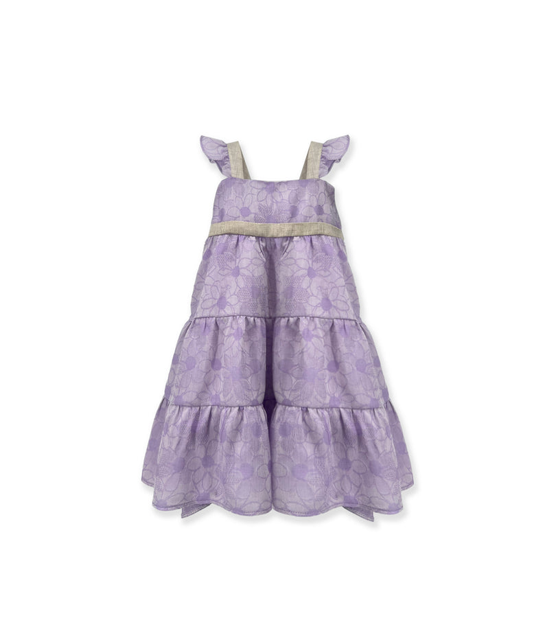 La Stupenderia LILAC RUFFLED DRESS 2025