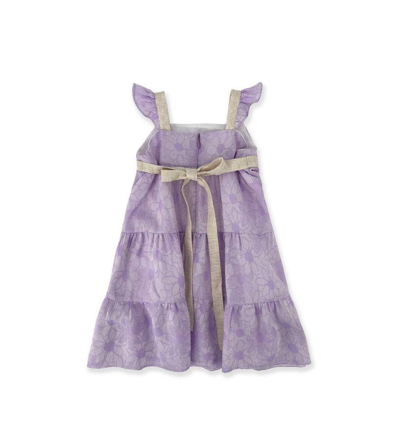 La Stupenderia LILAC RUFFLED DRESS 2025