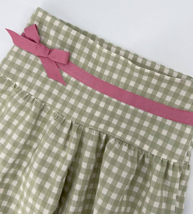 La Stupenderia PANTALONE VICHY VERDE In Linea