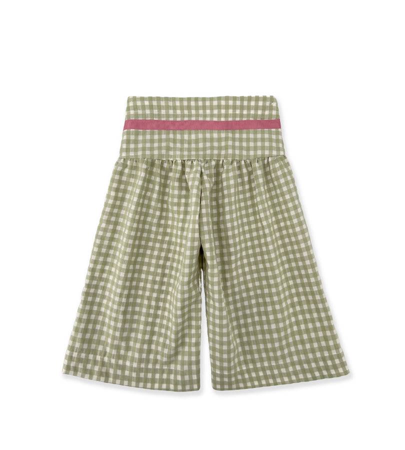 La Stupenderia PANTALONE VICHY VERDE In Linea