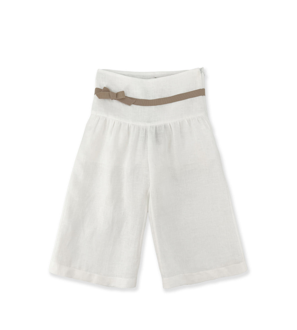 La Stupenderia PANTALONE PALAZZO BIANCO In Vendita