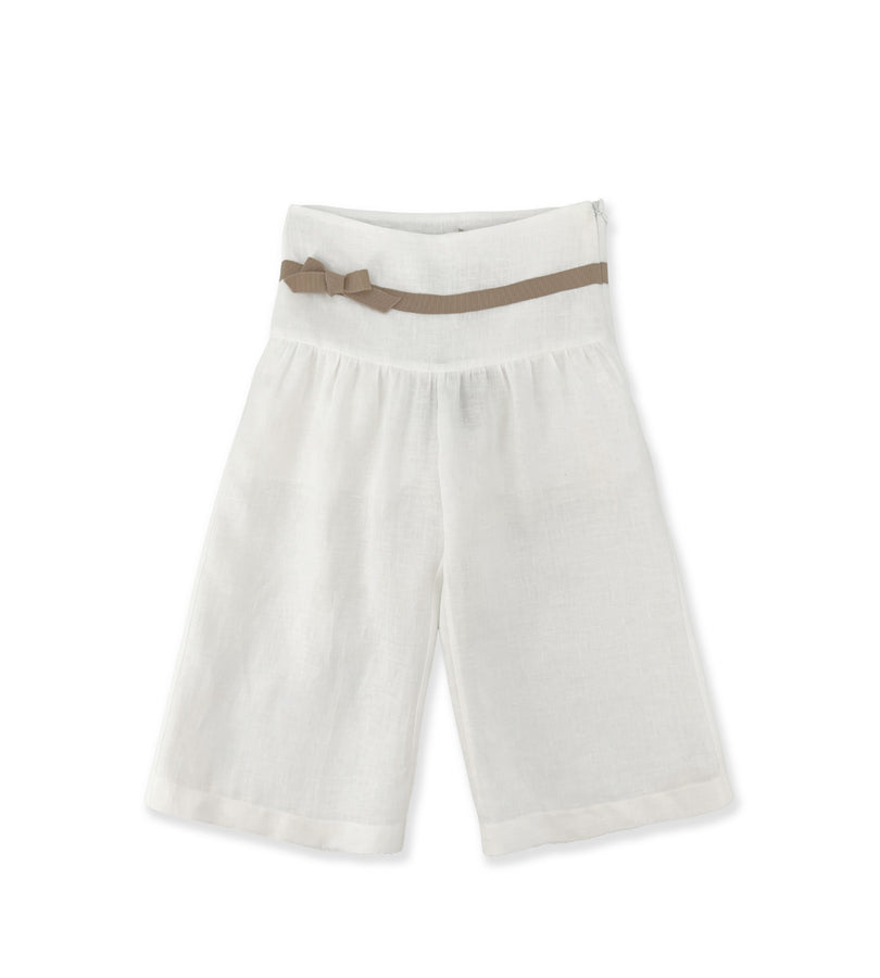 La Stupenderia PANTALONE PALAZZO BIANCO In Vendita