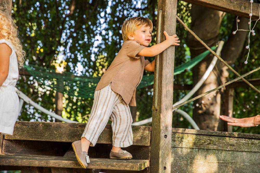 La Stupenderia PANTALONE A RIGHE BEIGE In Saldo