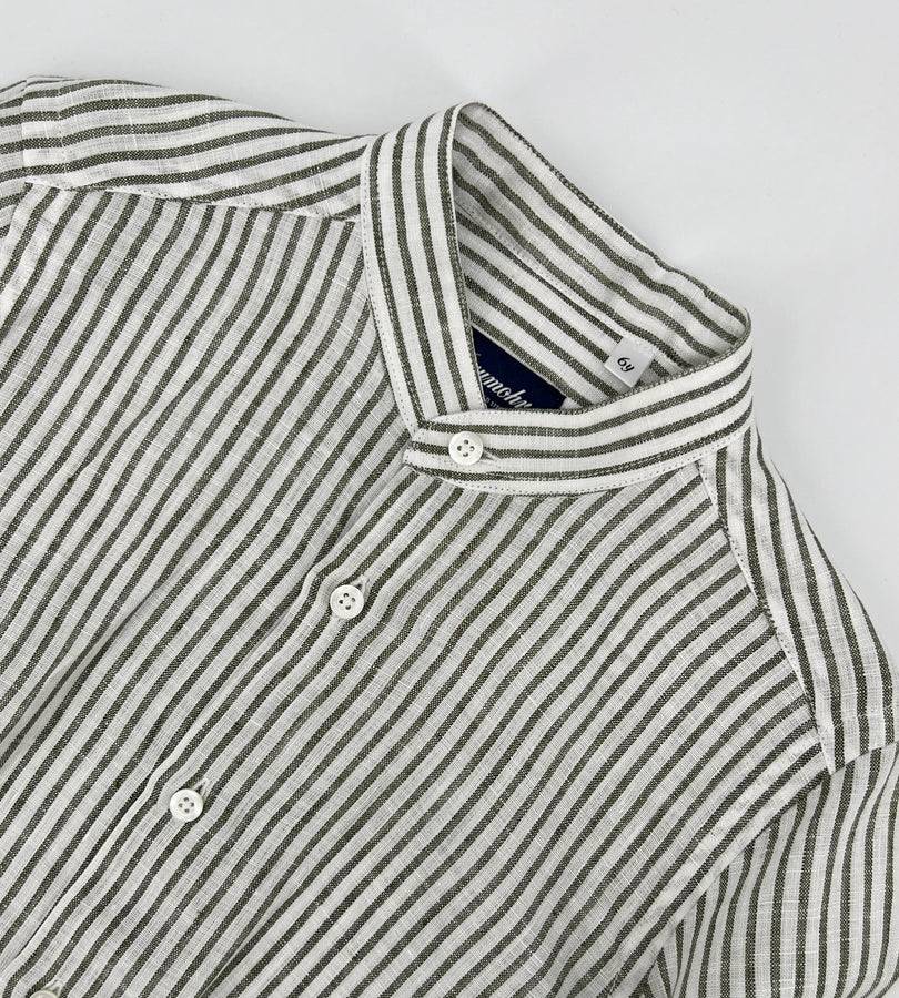 La Stupenderia CAMICIA RIGHE VERDI 2025