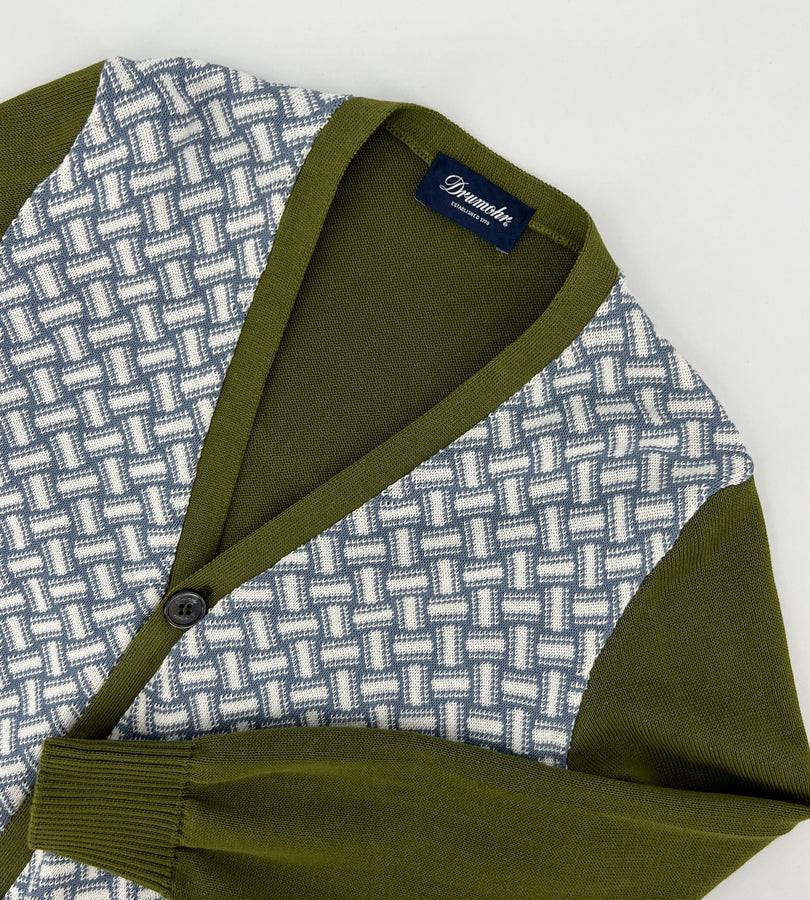 La Stupenderia CARDIGAN RAZOR BLADE VERDE Qualità Garantita