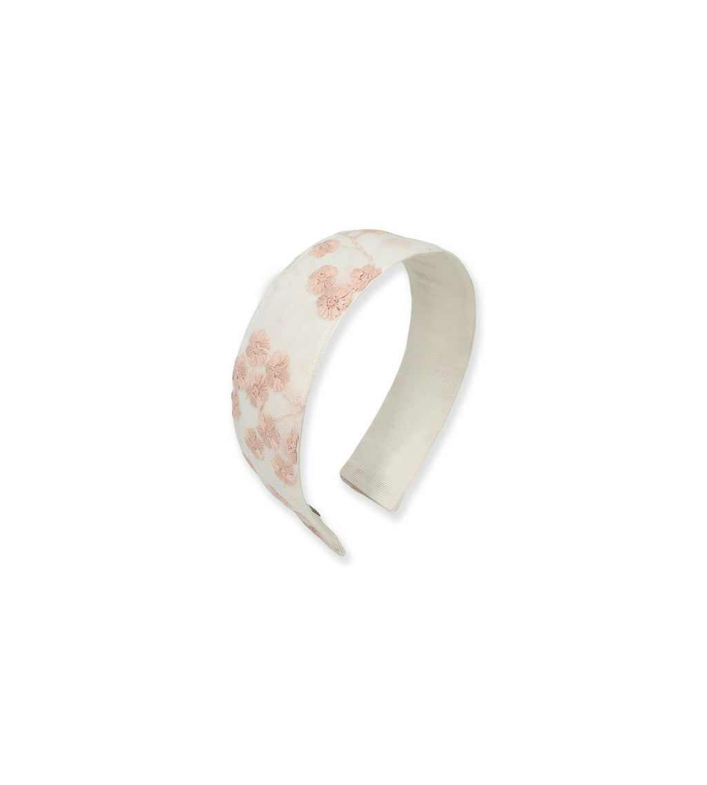 La Stupenderia PINK EMBROIDERED HEADBAND Sconto