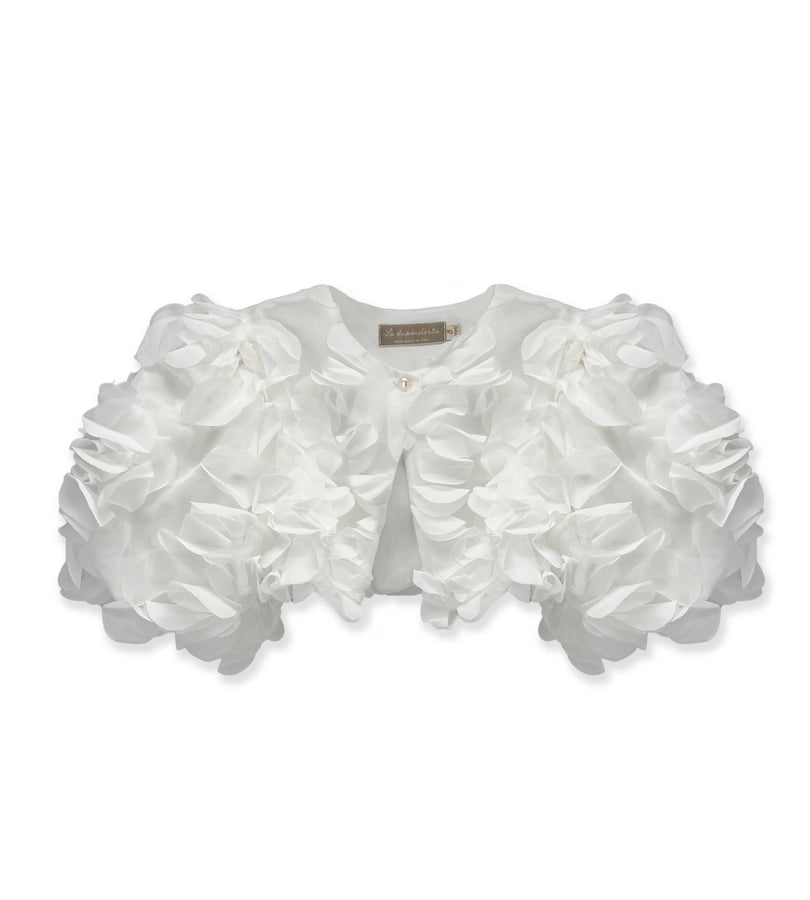 La Stupenderia WHITE JACKET WITH PETALS Offerte