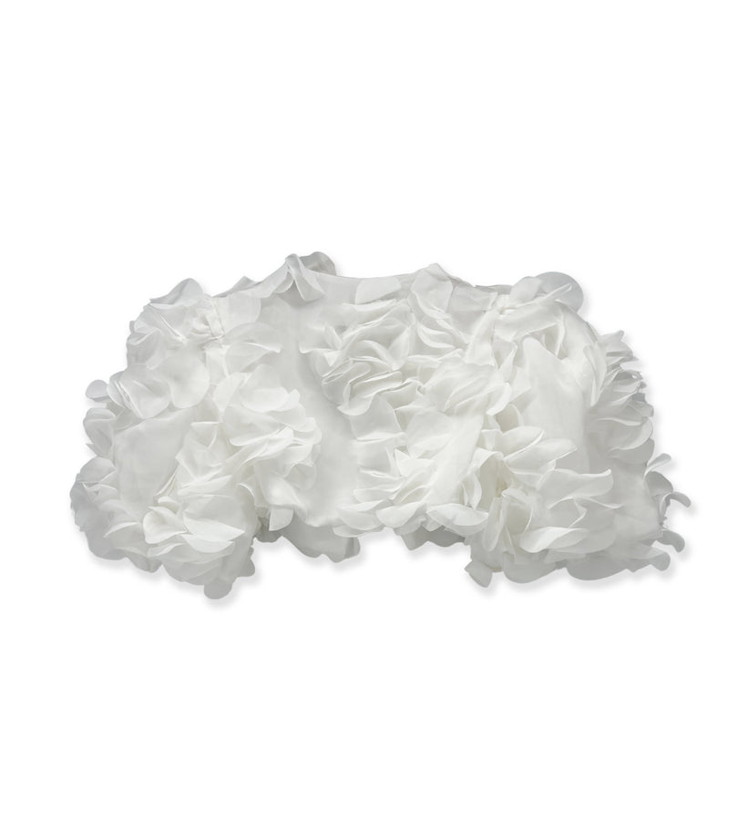 La Stupenderia WHITE JACKET WITH PETALS Offerte