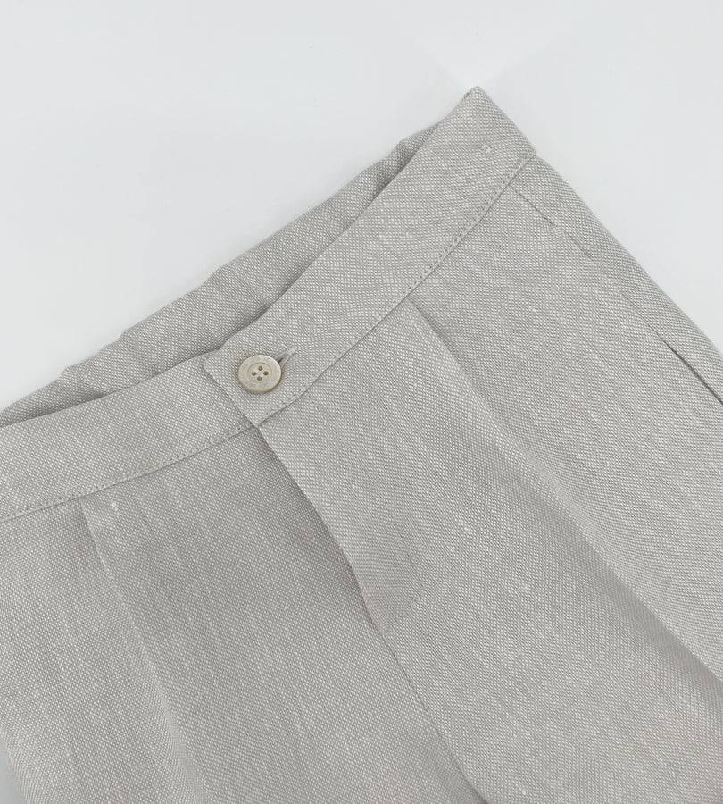 La Stupenderia TAUPE LINEN SHORTS Novità