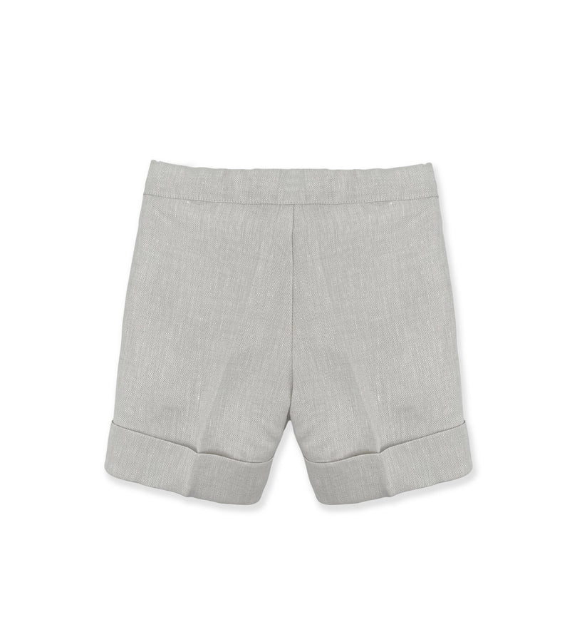 La Stupenderia TAUPE LINEN SHORTS Novità