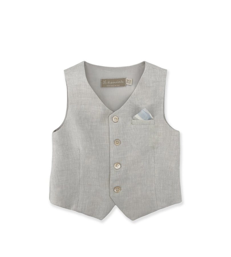 La Stupenderia BEIGE LINO VEST Presa