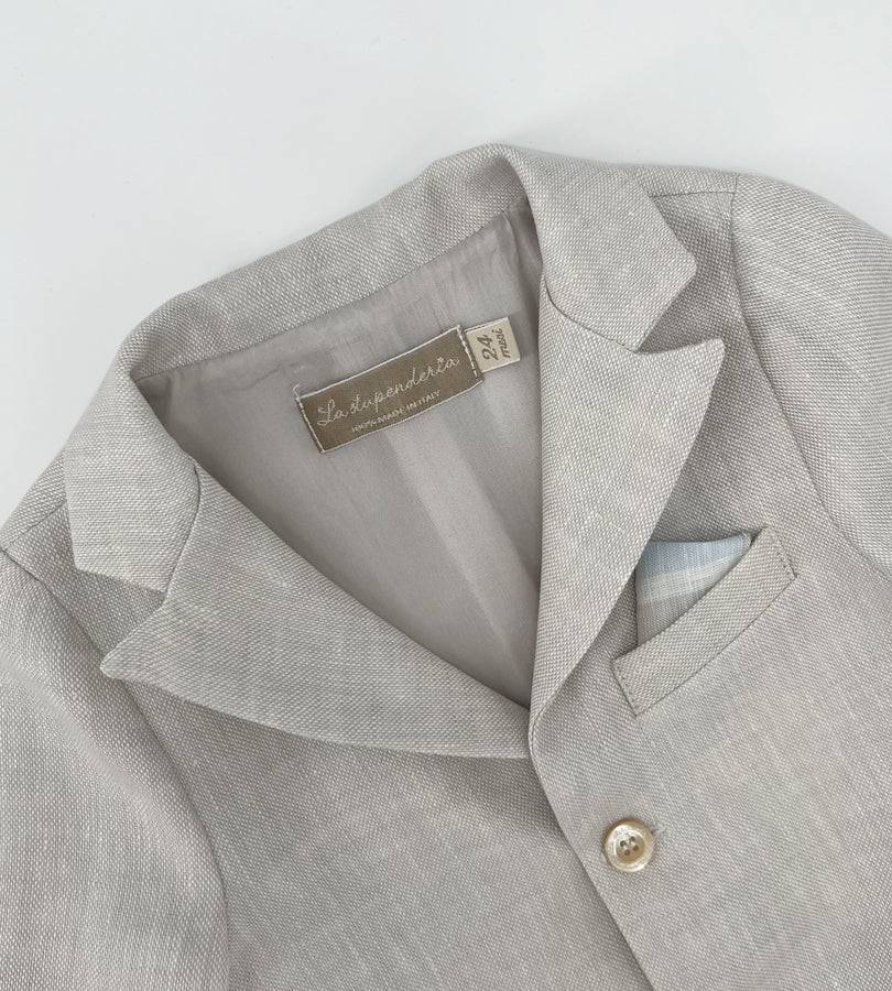 La Stupenderia BEIGE LINEN JACKET Sconto