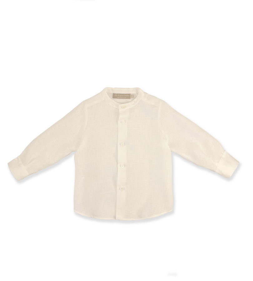 La Stupenderia WHITE LINEN SHIRT Offerta