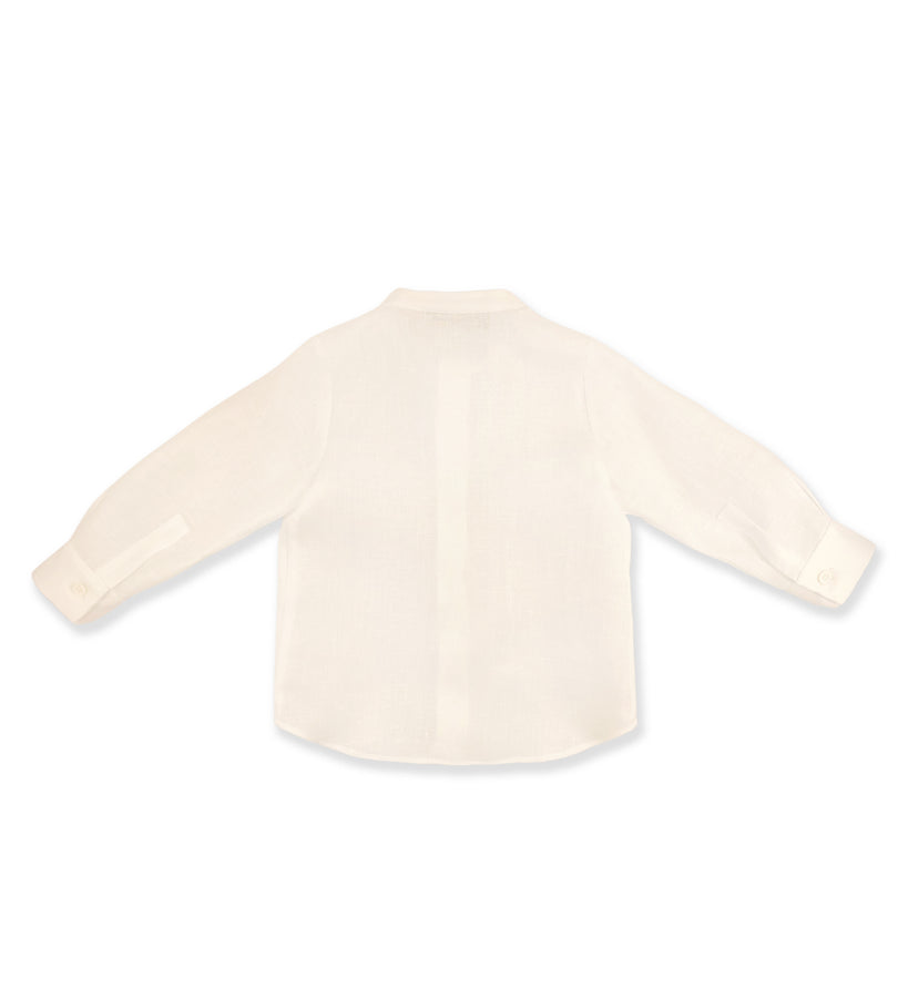 La Stupenderia WHITE LINEN SHIRT Offerta