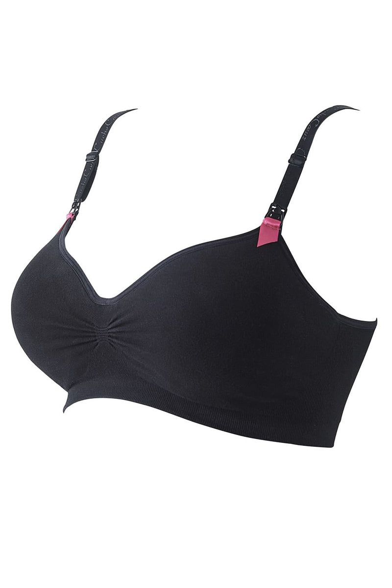 Pietro Brunelli CURVE | Bralette Premaman e Allattamento Nero Offerta San Valentino