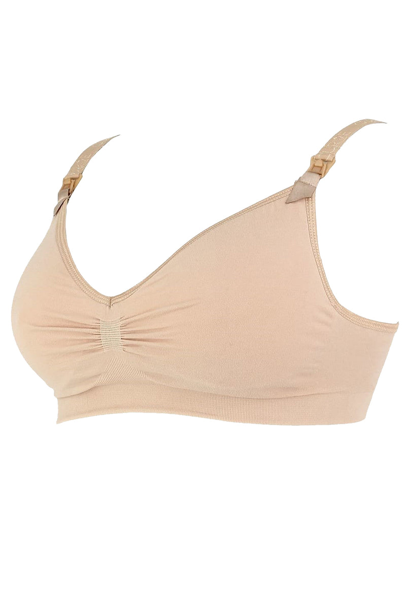 Pietro Brunelli CURVE | Bralette Premaman e Allattamento Beige Novità